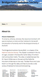 Mobile Screenshot of bridgerlandaudubon.org